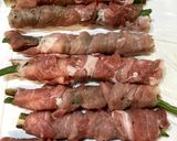 ゴボウとインゲンの豚肉巻き作り方3写真