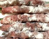ゴボウとインゲンの豚肉巻き作り方4写真