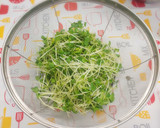 ☆たくわんとカイワレのマヨネーズ和え☆作り方2写真
