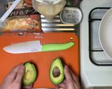 アボカドコンビーフボート作り方1写真