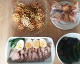 チャーシュー煮豚★正月お節おもてなし弁当作り方6写真