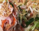 クラゲのきゅうり大根の梅肉酢作り方4写真