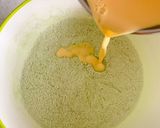 抹茶小豆パンケーキ作り方4写真