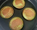 抹茶小豆パンケーキ作り方12写真