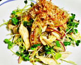 ささみの塩昆布と香味野菜和え作り方5写真