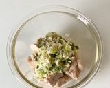 レンジで簡単シットリ【鶏のネギだれ和え】作り方7写真