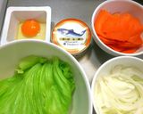 レンジで簡単◎鮭缶でミルフィーユ作り方1写真