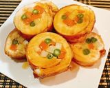 ☆三色野菜と鶏胸肉のロール焼き☆作り方7写真