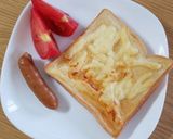 お子さんと♡煮切りみりんチーズトースト作り方4写真