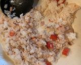 塩辛の炒飯〜味噌風味作り方3写真