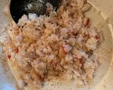 塩辛の炒飯〜味噌風味作り方4写真
