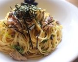 mレンジで！鯖（ツナ）缶の和風パスタ作り方4写真