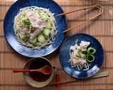 夏はさっぱり☆レモンぽん酢の冷しゃぶ作り方4写真