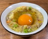 余ったコロッケの種と玉子でチン作り方3写真
