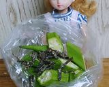 リカちゃん♡オクラと塩こんぶ即席漬けꕤ作り方4写真