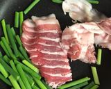 ニンニクの芽と豚バラ焼肉のタレ味♪作り方2写真