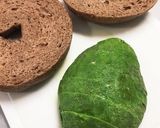 大人味♡アボカドと生ハムのベーグルサンド作り方1写真