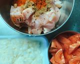 スパイシーご飯ジャンバラヤ(無水鍋QC作り方1写真