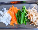 ニラと大根のスープ作り方1写真