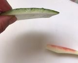 スイカの皮のみりん漬け作り方1写真