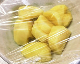厚揚げとじゃがいものこってり味噌照り焼き作り方1写真