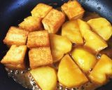 厚揚げとじゃがいものこってり味噌照り焼き作り方5写真