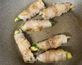 ヤングコーンと大葉の照り焼き肉巻き作り方3写真