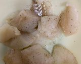 焼きタラとベーコンの旨塩チーズ炒め作り方1写真