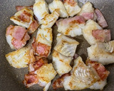 焼きタラとベーコンの旨塩チーズ炒め作り方4写真