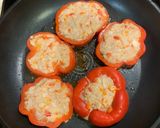 パプリカの肉詰め作り方3写真