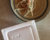 納豆とゴボウサラダご飯作り方1写真