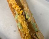 ラフテーバジルエッグチーズバゲットサンド作り方4写真