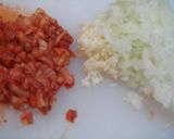 簡単✿うちのキムチ炒飯✿作り方1写真