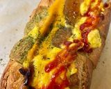ラフテーバジルエッグチーズバゲットサンド作り方6写真