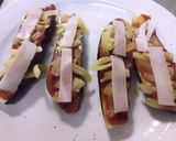 レンジで蒸し茄子の味噌ケチャチーズ作り方7写真