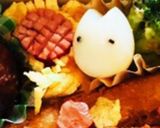 簡単 トトロ キャラ弁 ネコバス アニメ作り方4写真