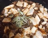 お肉ゴロゴロ　美味しい　麻婆豆腐作り方4写真