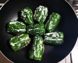 鮮やかピーマンの肉詰め♪作り方4写真