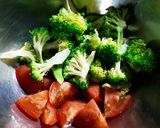 ブロッコリーとトマトの玉ねぎドレッシング作り方2写真