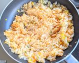 ちくわ入り野菜たっぷりチャーハン作り方6写真