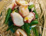 インゲン酢タコサラダ作り方4写真