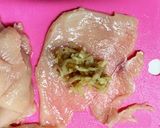 鶏ムネ肉の切り干し大根と梅巻き作り方5写真