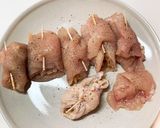 鶏ムネ肉の切り干し大根と梅巻き作り方6写真