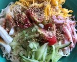 簡単、インスタントラーメンの冷やし中華。作り方2写真
