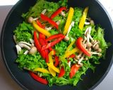 レタスのオープンオムレツ作り方1写真