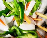 しゃけの野菜甘酢あんかけ作り方5写真