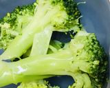 毎日の納豆●塩茹でブロッコリーあえ作り方1写真