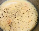 サッと作る全卵＆豆乳の白だしカルボナーラ作り方1写真