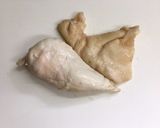 自家製サラダチキンの鶏皮で★焼き鳥作り方2写真