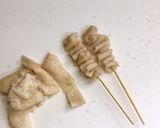 自家製サラダチキンの鶏皮で★焼き鳥作り方3写真